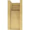 Ekena Millwork 6"W x 6"D x 12"H Wide Viola Rough Cedar Woodgrain TimberThane Corbel, Primed Tan CORUR06X06X12VIORCPR - alternate 2